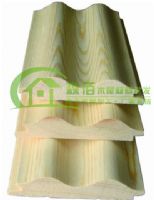 廠家供應(yīng) 樟子松護墻板 大波浪板
